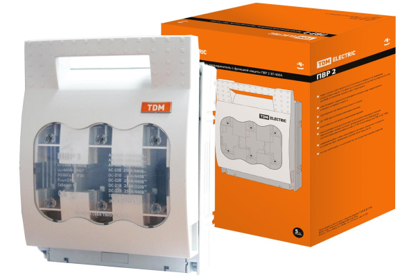 TDM Выключатель-разъединитель с функцией защиты ПВР 2, 3П, 400 A SQ0726-0003