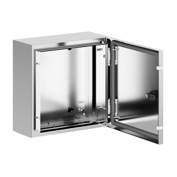 Купить DKC Корпус навесной STH с М/П из нержавеющей cтали AISI316 ВхШхГ 300x300x150 мм, с фланцем