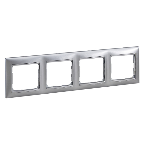 Legrand DIY Valena Алюм Рамка 4-ая гориз 694333