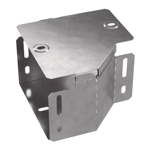 Промрукав Переходник левый с крышкой Стандарт 150х100х100 PR16.0488