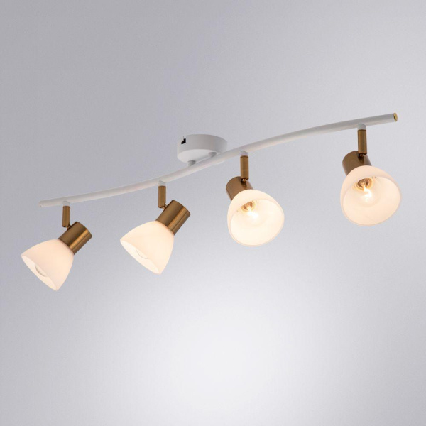Купить Arte Lamp FALENA Светильник потолочный лампа накаливания A3117PL-4WH