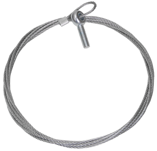 IEK Стальной трос с рым-болтом М8, 7 м.