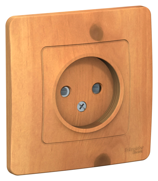 Купить Systeme Electric Blanca внутр Ясень Розетка б/з со шторками, 16А, 250В