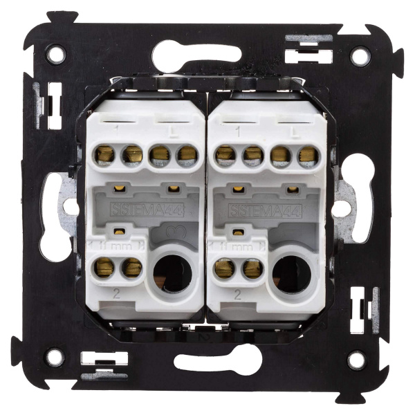 Купить DKC Переключатель двухклавишный в стену, "Avanti", "Ванильная дымка"