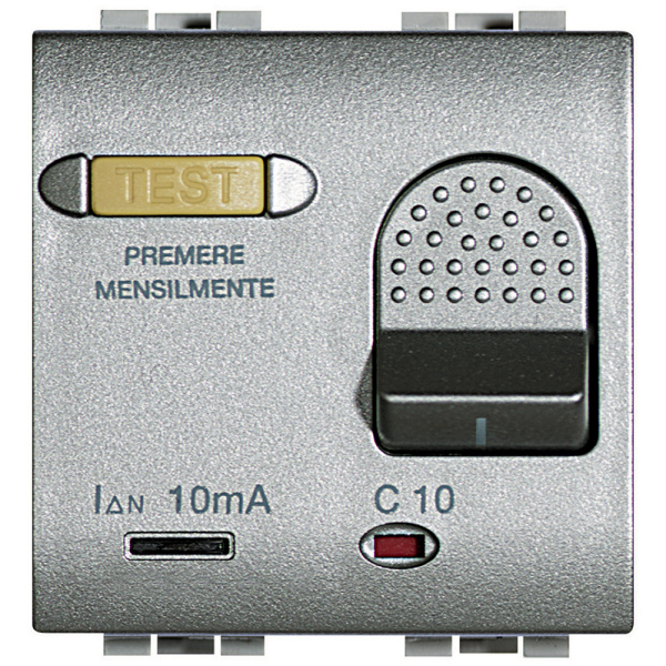 Купить BT Автоматический выключатель 2х полюсный дифференциальный 10А 230в 2 модуля NT4305/10