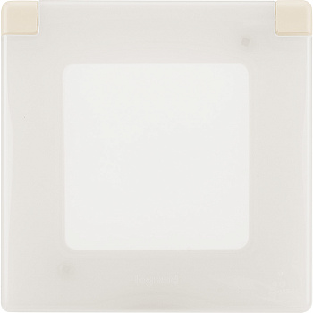 Legrand INSPIRIA Слоновая кость Рамка с защитной крышкой IP 44 673921