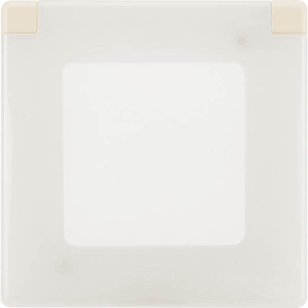 Legrand INSPIRIA Слоновая кость Рамка с защитной крышкой IP 44 673921