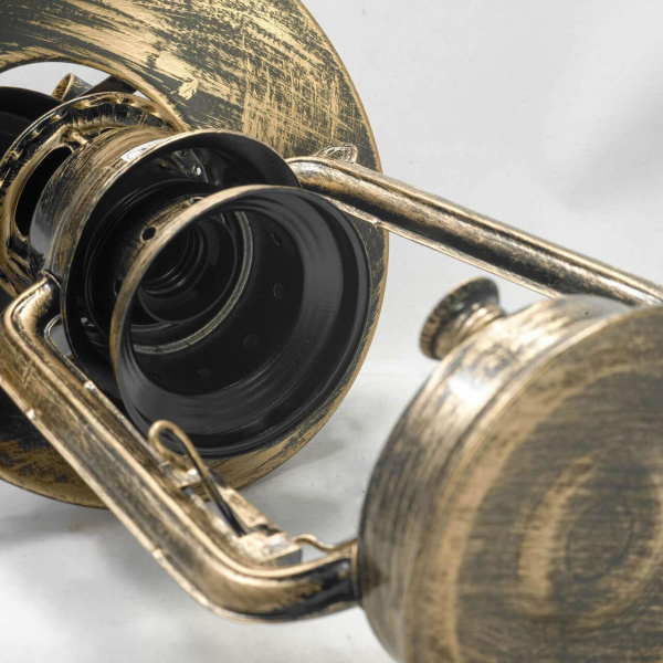 Купить Lussole LOFT Металл Бронзовый /  Стекло Подвес E27 60W LSP-9518