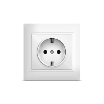 UNIVersal "Севиль" Розетка Бел с/з С0028