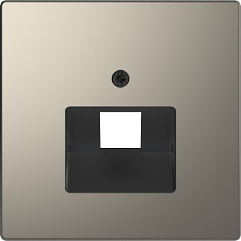 SE Merten D-Life Никель Накладка центральная для розетки 1-ной RJ45 MTN4521-6050