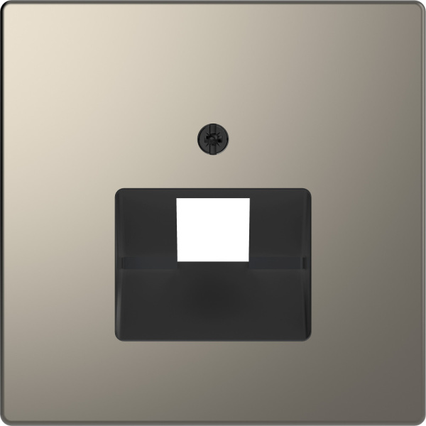 SE Merten D-Life Никель Накладка центральная для розетки 1-ной RJ45 MTN4521-6050