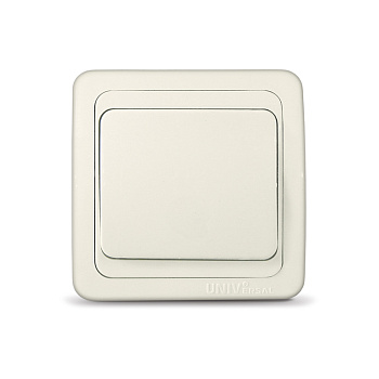 UNIVersal "Валери" Выключатель "слоновая кость" 1 кл. Б-В0021