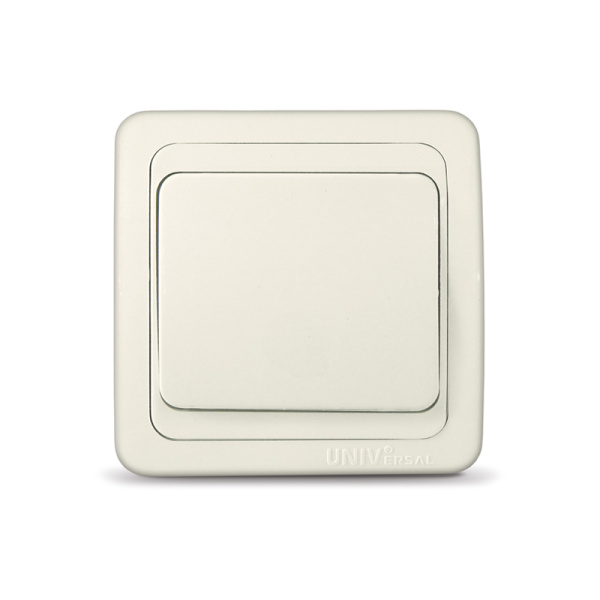 UNIVersal "Валери" Выключатель "слоновая кость" 1 кл. Б-В0021