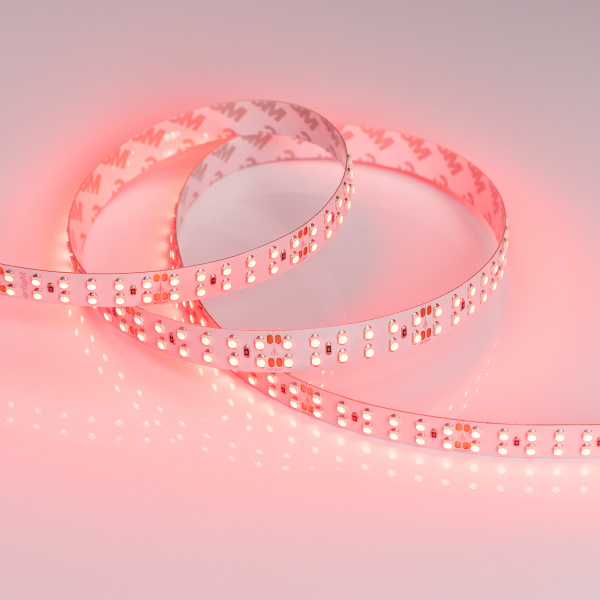 Купить Arlight Светодиодная лента RT 2-5000 24V Red 2x2 (3528, 1200 LED, LUX) (19.2 Вт/м, IP20) 008775(B)