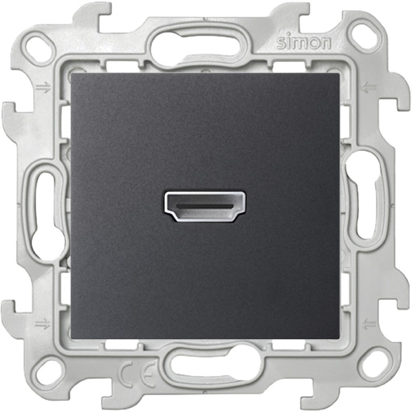 Купить Simon 24 Графит Коннектор HDMI 1.4 2411094-038
