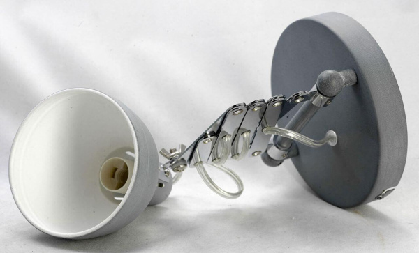 Купить Lussole LOFT Металл Серый / хром Металл Светильник настенный E14 GRLSP-8050