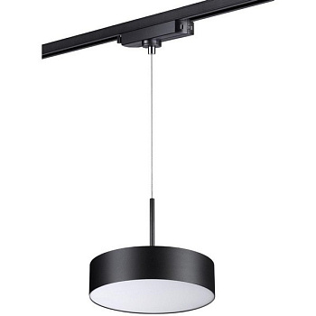 Novotech 358768 PORT NT21 064 черный Однофазный трековый светодиодный светильник, длина провода 1.2м IP20 LED 30W 4000K 2600Лм 100-265V PROMETA