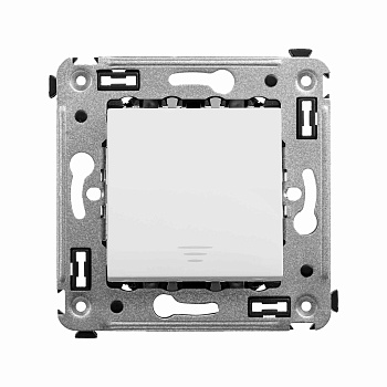 DKC Кнопка одноклавишная в стену, "Avanti", "Белое облако"