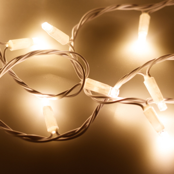 Arlight Светодиодная гирлянда ARD-STRING-CLASSIC-10000-WHITE-100LED-STD WARM (230V, 7W) (Ardecoled, IP65) 025809