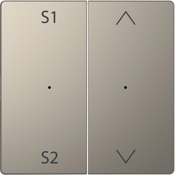 SE Merten D-Life Никель PlusLink Клавиша 2-ая с S1/S2, вх/вз MTN5227-6050