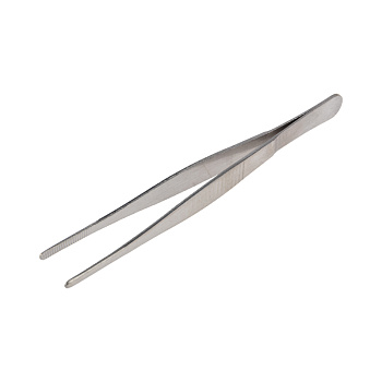 Пинцет прямой, рифленый 125 мм (блистер) Rexant 12-0360
