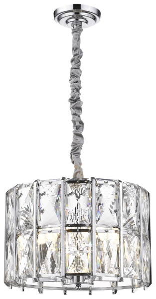 Wertmark WE148.05.103 Люстра подвесная Хром/Прозрачный E14 5*40W