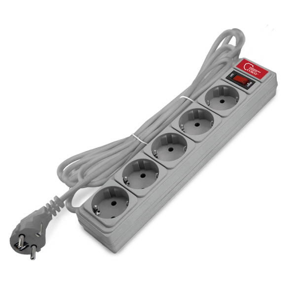 СОЮЗ Сетевой фильтр ПВС 3*0,75 3м серый премиум упаковка 1329.