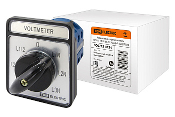 TDM Переключатель вольтметра КПУ11-10/3186 SQ0715-0154