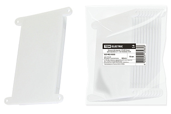 TDM Крышка финишная 124х80 белая (для коробки СП 118х76х60мм) SQ1402-9505