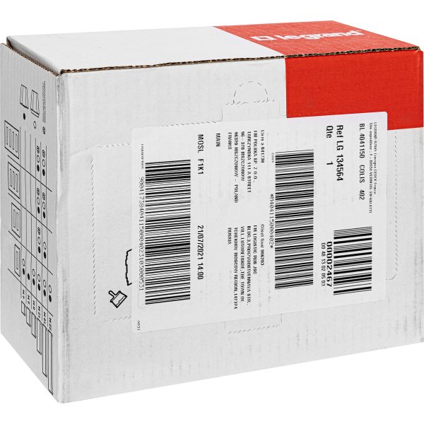 Купить Legrand Practibox S Пластиковый щиток Встраиваемый (в полые стены) 1X4 Белая дверь 134564