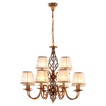 Citilux CL427221 Ровена Бронза Мат. Светильник Люстра