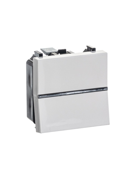 Купить ABB NIE Zenit Бел Переключатель 1-клавишный 2 мод 2CLA220200N1101