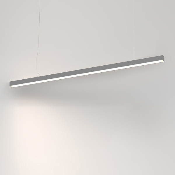 H-LINE 50 S 28W 3000K 2112lm Ra80 220V IP20 (БАП 1ч) / Светильник LED, 995мм (накладной) (Briaton) СЕРЫЙ 011C-28W3K-995GR EM