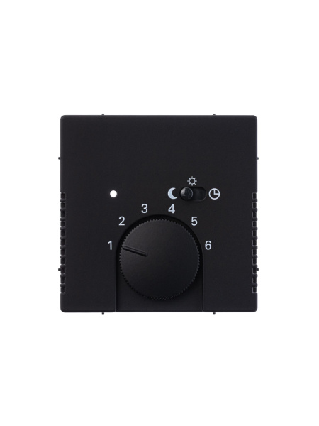 Купить ABB BJE Solo/Future Черный бархат Накладка для терморегулятора (мех 1095 U, 1096 U) 2CKA001710A3909