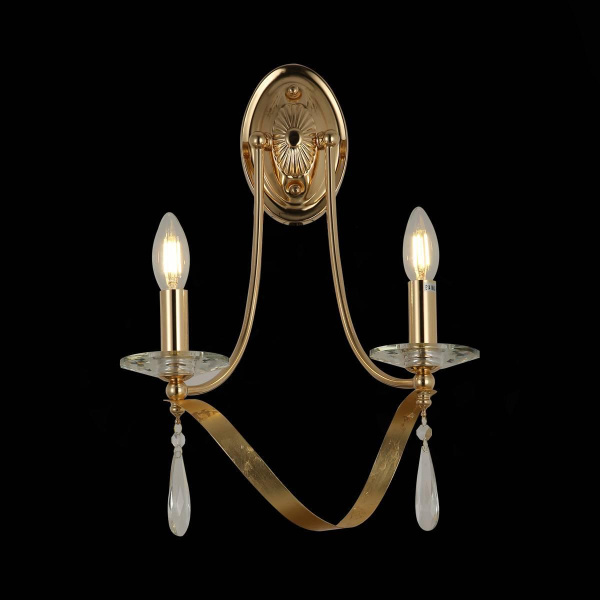 Купить Evoluce SLE120211-02 Светильник настенный Французское золото E14 2*40W