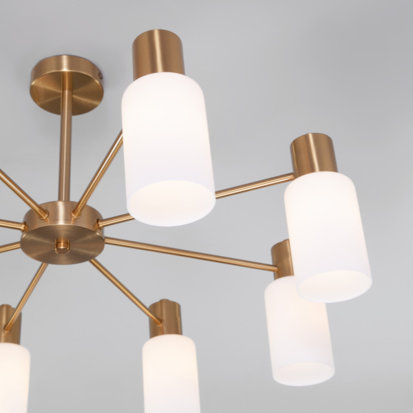 Купить Eurosvet Потолочная люстра в стиле лофт 70160/8 латунь a057109