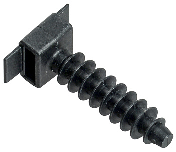 IEK База дюбельная БД 35х10мм под хомут черная (100 шт)