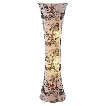 Lussole LGO Металл Белый /  Ткань Торшер E27 60W LSP-0504