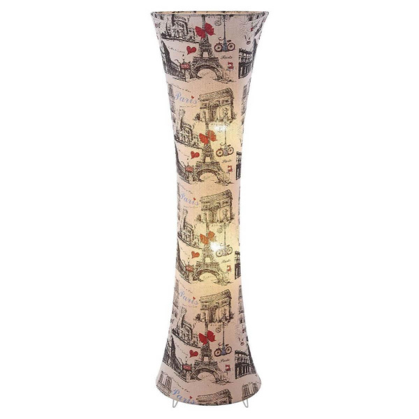 Lussole LGO Металл Белый /  Ткань Торшер E27 60W LSP-0504