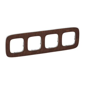 Legrand Valena ALLURE Кожа Рамка 4-ая 754454