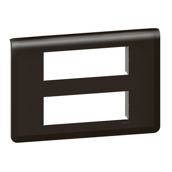 Купить Legrand Mosaiс Рамка - Программа Mosaic - 2х6 модулей - матовая черная 079076L