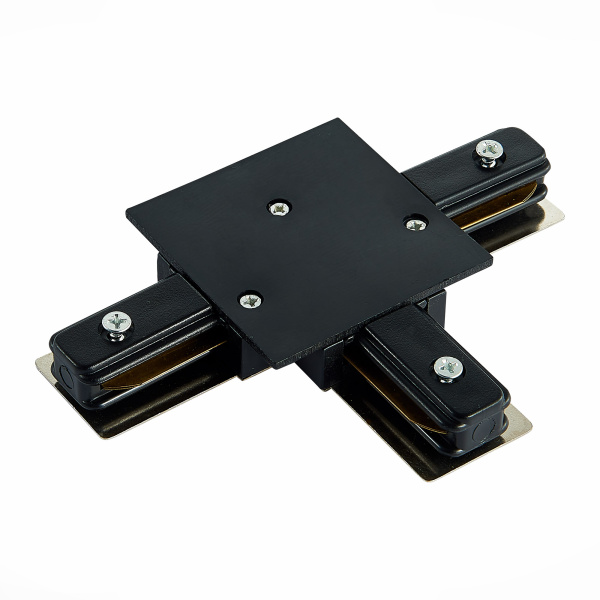 ST Luce ST013.439.00 Коннектор T-образный для однофазного встраиваемого шинопровода Черный