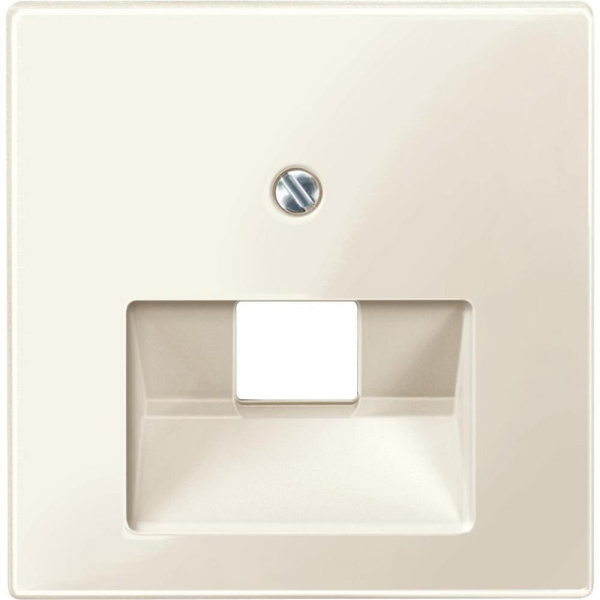 Купить SE Merten SM Беж глянец Накладка розетки ТЛФ/комп 1-ой наклонной MTN296244