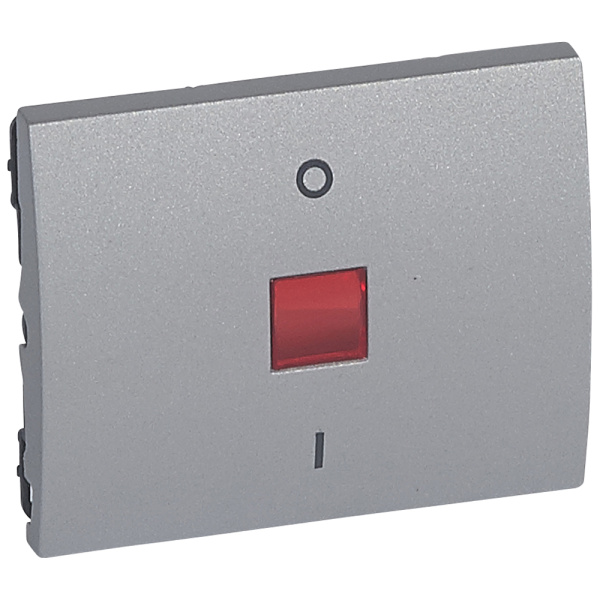 Legrand Galea Life Алюминий Клавиша двухполюсная с индикацией 771318