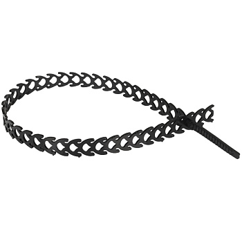 Хомут полимерный 20 шт черный Rexant 07-7301