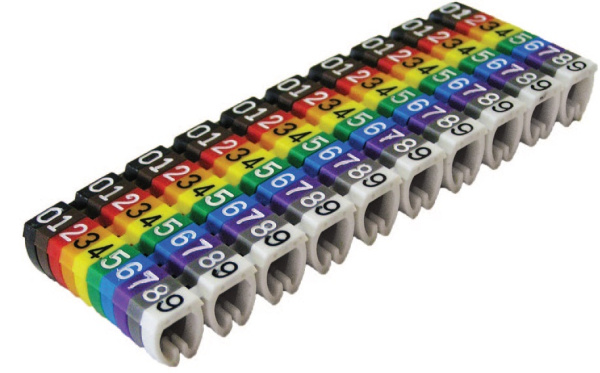 Купить TDM Маркер наборный - символ "2" красный 2,5 мм2 (150 шт.) SQ0534-0018