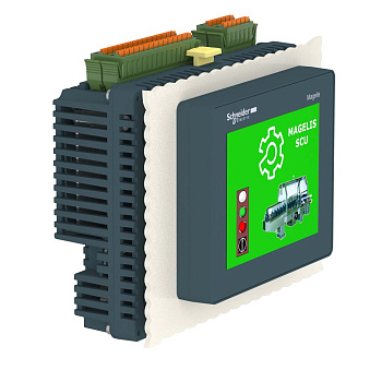 SE Magelis SCU Контроллер с панелью 3,5 с дискретнымии аналоговыми входами/выходами HMISCU6B5