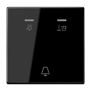 JUNG Клавиша для гостиничных кнопочных модулей 531KO5EUM24 или 531KO5EUM230, чёрный LSCUKO5MSW