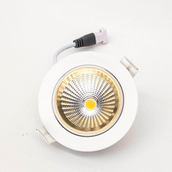 Купить Citilux CLD002W2 Бета Бел+Зол. Светильник Встр. LED 7W*3000K