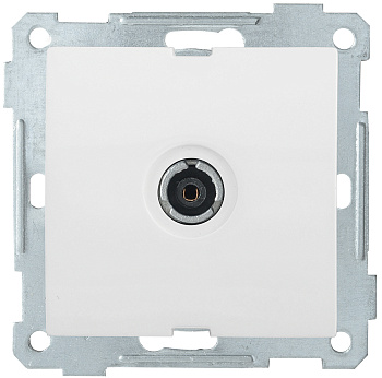 IEK РТВ11-0-Б Розетка TV оконечная BOLERO белый EAB11-K01